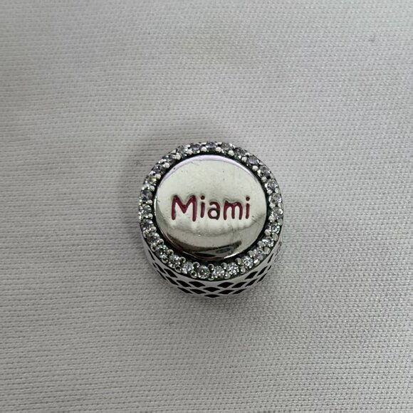 Pandora Miami Beach Bead Charm, S925 Silver Jewelry - Picture 2 of 4